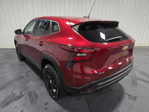 Crimson Metallic 2025 Chevrolet Trax LS