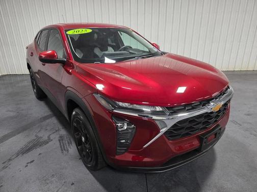 Crimson Metallic 2025 Chevrolet Trax LS