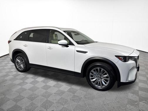 Rhodium White Premium 2024 Mazda CX-90 3.3 Turbo Preferred Plus