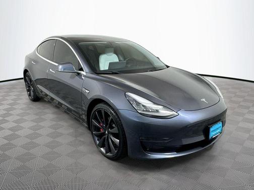 Deep Blue Metallic 2020 Tesla Model 3 Performance