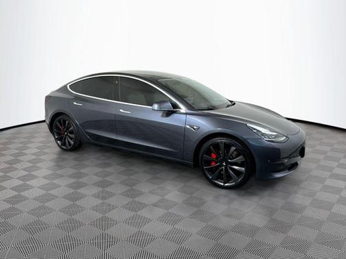 Deep Blue Metallic 2020 Tesla Model 3 Performance