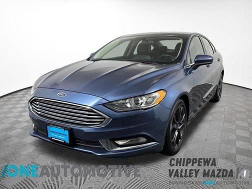 Blue Metallic 2018 Ford Fusion SE