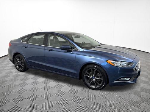 Blue Metallic 2018 Ford Fusion SE