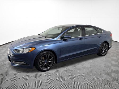 Blue Metallic 2018 Ford Fusion SE