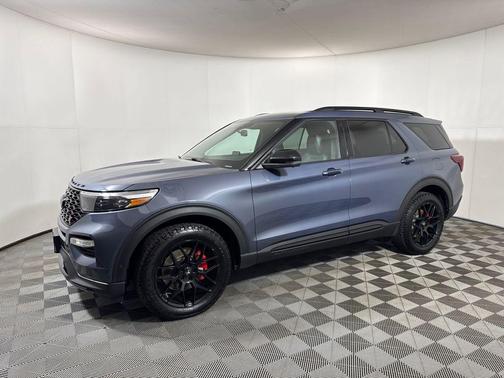 Blue 2021 Ford Explorer ST