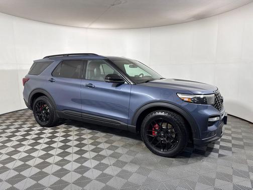 Blue 2021 Ford Explorer ST