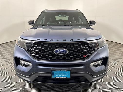 Blue 2021 Ford Explorer ST