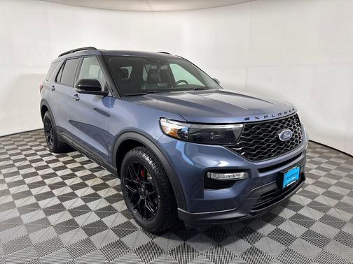 Blue 2021 Ford Explorer ST