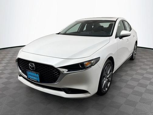 Snowflake White Pearl Mica 2026 Mazda Mazda3 FWD w/Preferred Package