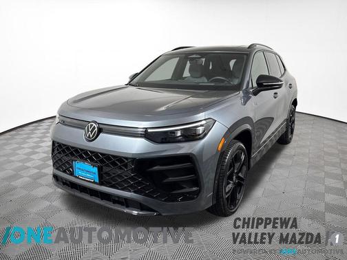 Platinum Gray Metallic 2025 Volkswagen Tiguan 2.0T SE R-Line Black 4MOTION