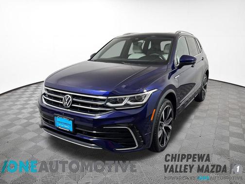 Atlantic Blue Metallic 2022 Volkswagen Tiguan 2.0T SEL R-Line 4MOTION