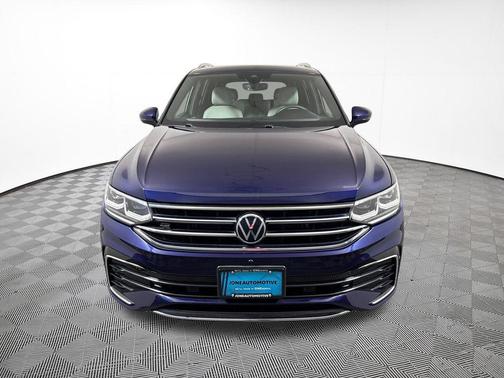 Atlantic Blue Metallic 2022 Volkswagen Tiguan 2.0T SEL R-Line 4MOTION