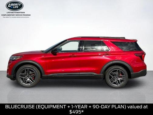 Red Metallic 2026 Ford Explorer ST-Line