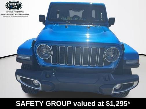 Hydro Blue Pearl 2024 Jeep Wrangler Sahara