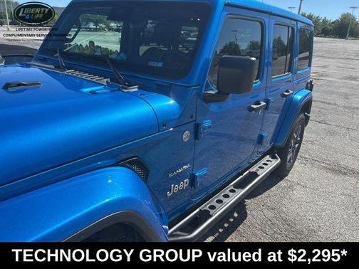 Hydro Blue Pearl 2024 Jeep Wrangler Sahara