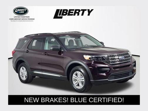 Red Metallic 2023 Ford Explorer XLT