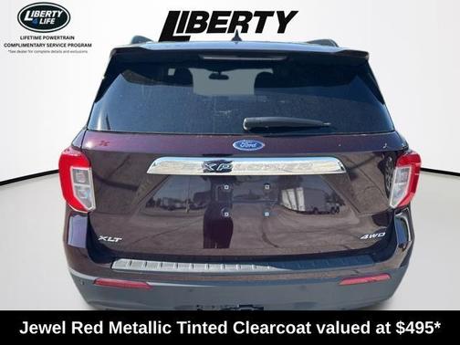 Red Metallic 2023 Ford Explorer XLT