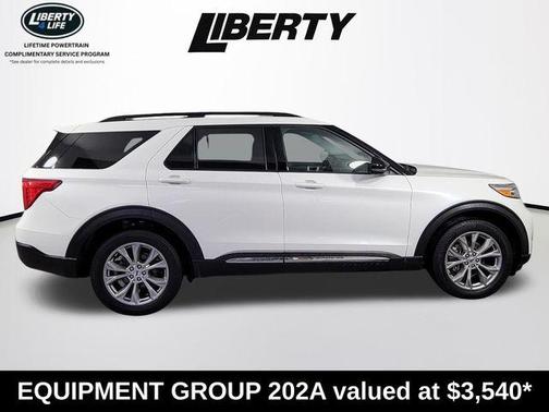 White Metallic 2023 Ford Explorer XLT