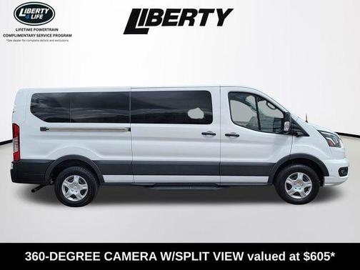 Oxford White 2023 Ford Transit-350 XLT