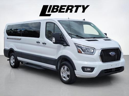 Oxford White 2023 Ford Transit-350 XLT