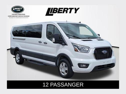 Oxford White 2023 Ford Transit-350 XLT