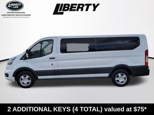 Oxford White 2023 Ford Transit-350 XLT