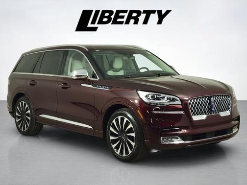 Burgundy Velvet Metallic Tinted Clearcoat 2022 Lincoln Aviator Black Label Grand Touring