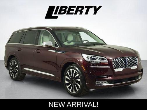 Burgundy Velvet Metallic Tinted Clearcoat 2022 Lincoln Aviator Black Label Grand Touring