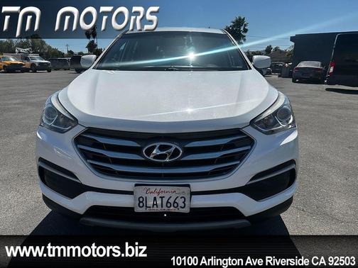 Pearl White 2018 Hyundai Santa Fe Sport 2.4L