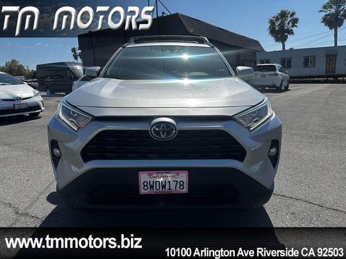 Silver Sky Metallic 2021 Toyota RAV4 Hybrid XLE