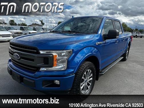 Lightning Blue 2018 Ford F-150 XLT