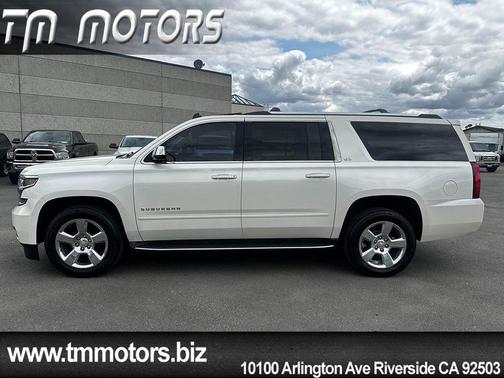 White Diamond Tricoat 2015 Chevrolet Suburban 1500 LTZ