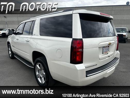White Diamond Tricoat 2015 Chevrolet Suburban 1500 LTZ