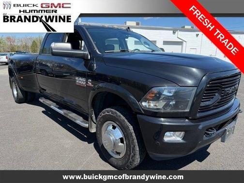 Brilliant Black Crystal Pearlcoat 2018 RAM 3500 Big Horn Crew Cab 4x4 8' Box
