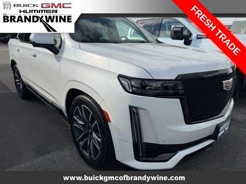 Crystal White Tricoat 2022 Cadillac Escalade Sport Platinum