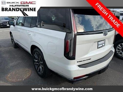 Crystal White Tricoat 2022 Cadillac Escalade Sport Platinum