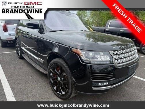 Black 2016 Land Rover Range Rover 3.0L Supercharged HSE