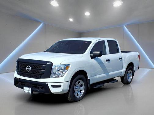 Glacier White 2023 Nissan Titan S