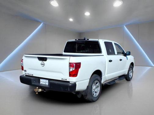 Glacier White 2023 Nissan Titan S