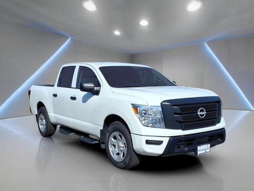 Glacier White 2023 Nissan Titan S