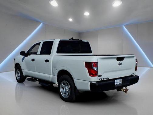 Glacier White 2023 Nissan Titan S