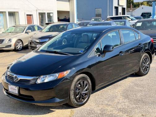 Crystal Black Pearl 2012 Honda Civic LX
