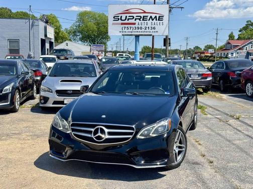 Black 2015 Mercedes-Benz E-Class 4MATIC