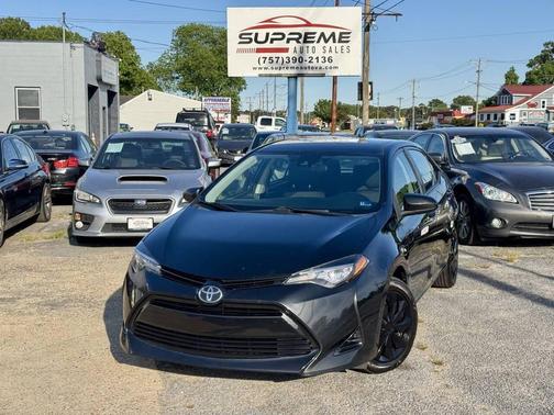 Black Sand Pearl 2017 Toyota Corolla LE
