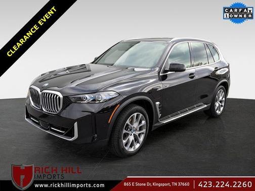Black Sapphire Metallic 2025 BMW X5 PHEV xDrive50e