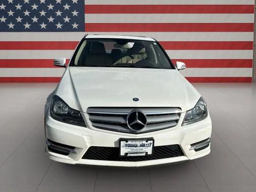 White 2013 Mercedes-Benz C-Class C 300 4MATIC Sport