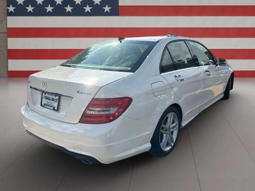White 2013 Mercedes-Benz C-Class C 300 4MATIC Sport