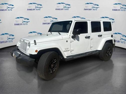 Bright White Clearcoat 2016 Jeep Wrangler Unlimited Sahara