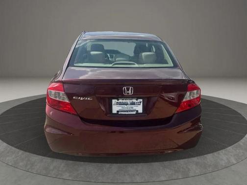 Burgundy 2012 Honda Civic LX