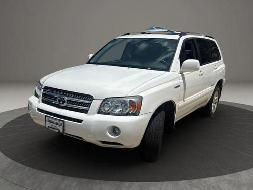 Super White 2007 Toyota Highlander Hybrid Limited